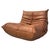 French Togo Lounge Chair in Brown Leather by Michel Ducaroy for Ligne Roset For Sale - Image 12 of 12