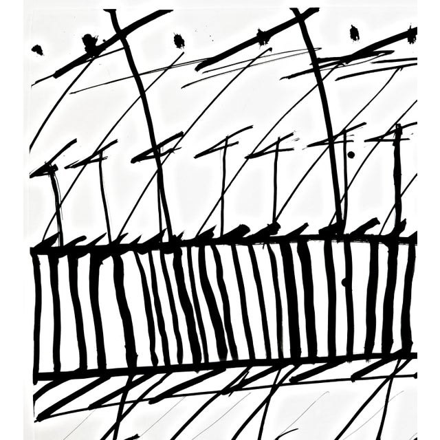 K. R. H. Sonderborg, Untitled, Ink Drawing, Informel, Signed and Dated For Sale - Image 4 of 6