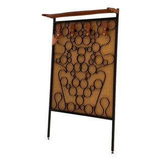 Hallway Coat Rack with Hat Rack, 1960s For Sale