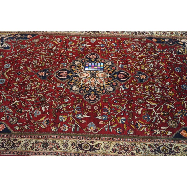 Textile Late 19th Century Antique Bidjar Rug 4'9'' X 7'2'' For Sale - Image 7 of 9