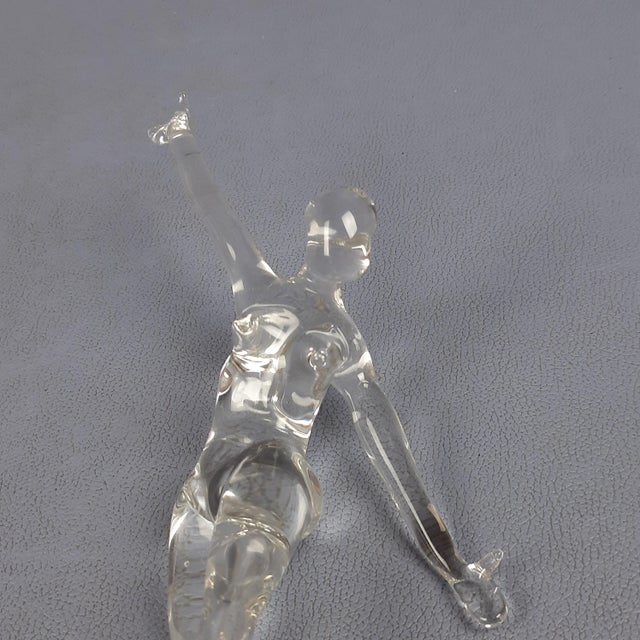 Glass Sculpture of Ballerina by Amanzio Bormioli, 20th Century For Sale - Image 11 of 17