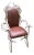 Arthur Court Faux Antler Arm Chair For Sale