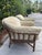 McGuire McGuire Rattan Lounge Chairs With Upholstered Seats - A Pair For Sale - Image 4 of 17