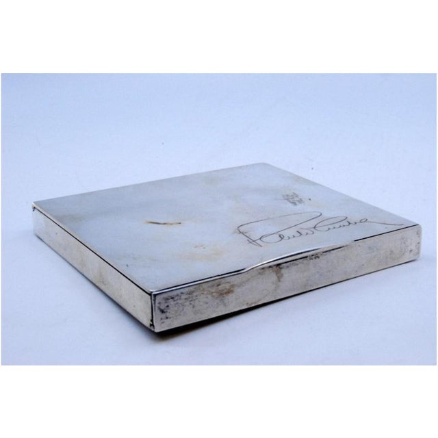 Silver Snuffbox with Hinged Lid For Sale - Image 4 of 10