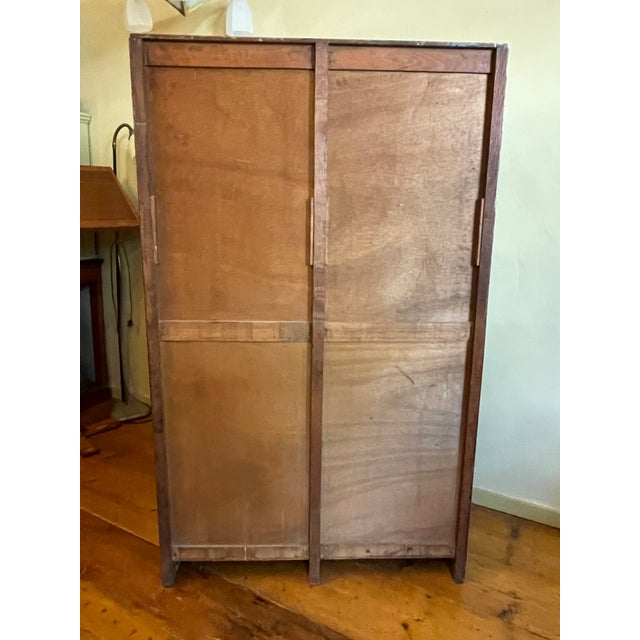 Art Deco French Roller Shutter Cabinet, Archive Cabinet, 1930 For Sale - Image 12 of 18