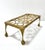 Brass Vintage Brass Riser Fireplace Trivet Stand With Ornate Pierced Scrollwork – Footed Hot Plate, Plant Stand or Small Tabletop Riser For Sale - Image 8 of 10