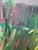 Vintage Impressionist Cottage Garden Painting, Signed by Ron McKee For Sale - Image 11 of 12