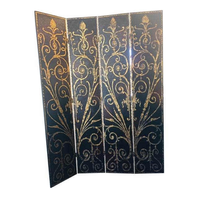 French Style 4 Panel Room Divider/Screen Chairish
