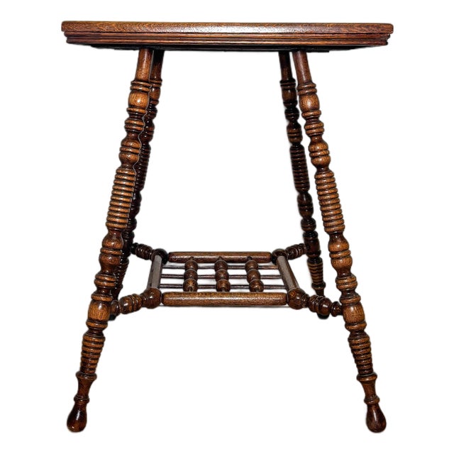 Vintage Square Side Table For Sale