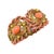 Vintage Coral Glass and Yellow Rhinestone Clamper Cuff, 1940 For Sale - Image 11 of 11