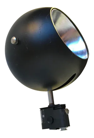 Black Ball Wall Sconce from Louis Poulsen, Denmark, 1970s