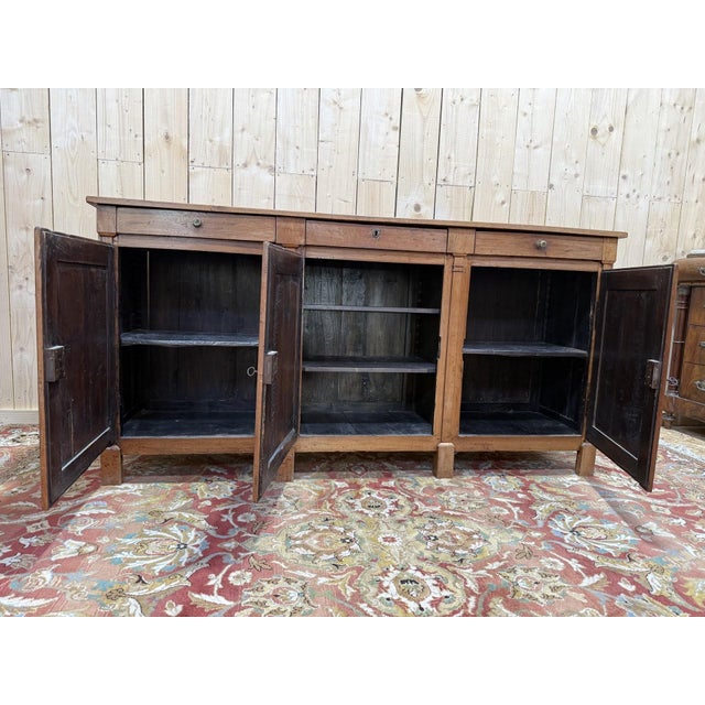 Traditional Empire Sideboard in Walnut For Sale - Image 3 of 9