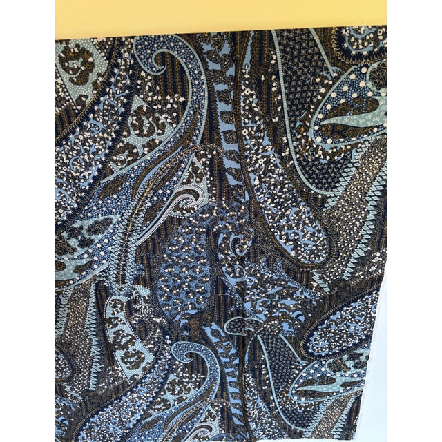 Traditional 5 Yards of Vintage Paisley Zumsteg Fabric For Sale - Image 3 of 8