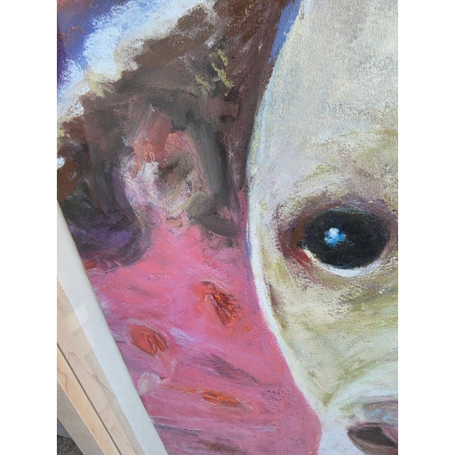 Original Dog Portrait Pastel For Sale - Image 13 of 15