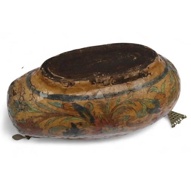 Polychrome Pottery Kashkul Bowl, 1950s For Sale - Image 15 of 18