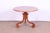 Baker Furniture French Empire Fruitwood Pedestal Breakfast or Center Table, Newly Refinished For Sale - Image 11 of 11