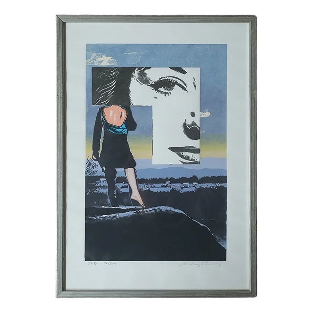 Hardy Strid, Composition, 1950s, Color Lithograph, Framed For Sale