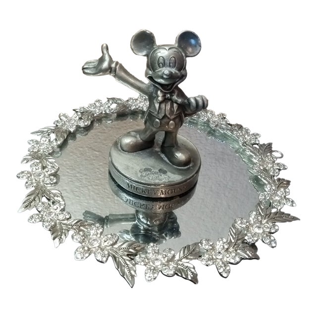 Disney Hudson Pewter Mickey Mouse Figurine For Sale