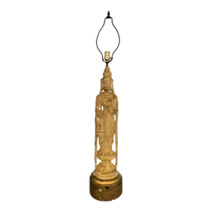 Early 20th Century Asian Quan Yin Lamp
