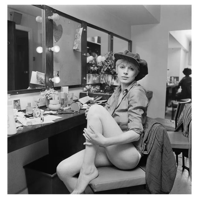 Backstage Faithfull, 1974, Silver Gelatin Fibre Print For Sale