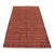 Gabbeh Rug 4'7'' X 6'9'' Red Wool Striped Contemporary Hand-Knotted Carpet For Sale