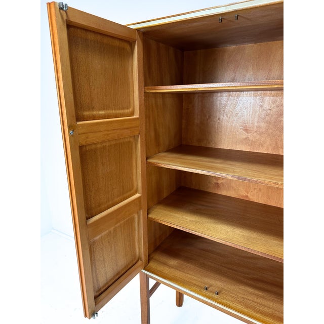 1950s 1950’s Swedish Cabinet With Nordens Flora Illustrations For Sale - Image 5 of 11