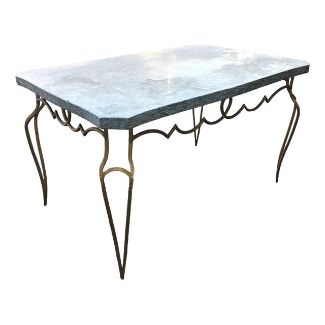 Coffee Table by René Prou, 1940s For Sale