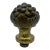19th Century French Gilded Bronze Finial With Modern Lamp Adapter For Sale