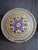 Metal Vintage A. Barton Creation 24k Gold & Cobalt Blue Glass Seder Plate - 13.25" For Sale - Image 7 of 16