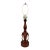 Mid 20th Century Hollywood Regency Thai Hand-Carved Teak Wood Elephant & Lotus Table Lamp Base For Sale