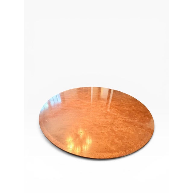 Smith & Watson Smith & Watson Round Mahogany Pedestal Dining Table For Sale - Image 4 of 18
