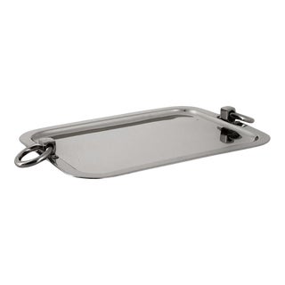 1980s Theo Eichholtz Silver Tray For Sale