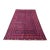 Mushwani Red and Blue Andkhoy Hand-Knotted Wool Rug - 6'4" X 9'11" For Sale