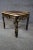 Wood Chinoiserie Glass Top Side Table For Sale - Image 7 of 9