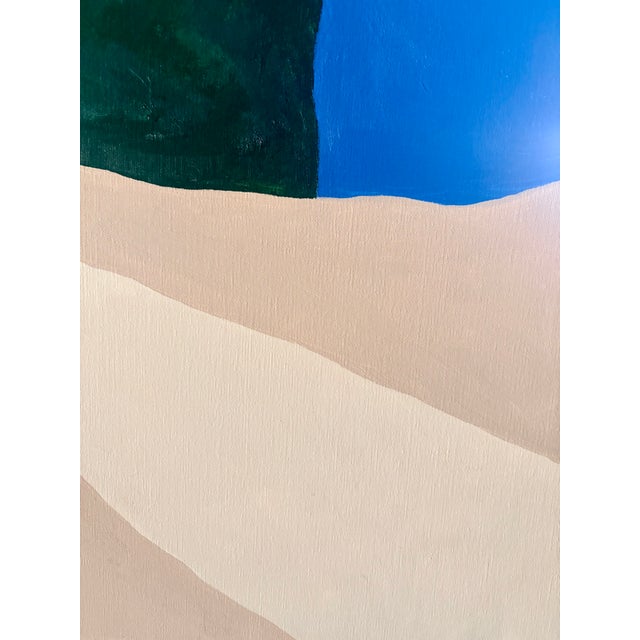 Wood Desert Highway, Acrylic on Canvas in the Style of Bodasca For Sale - Image 7 of 12