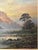 Framed Oil on Board Mountains Landscape Scene, Early 20th Century For Sale In Savannah - Image 6 of 6