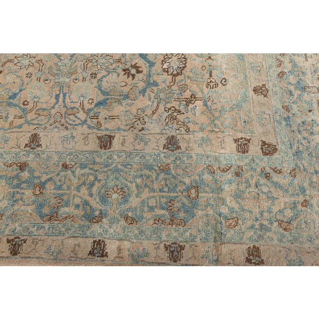 Textile 1920s Persian Tabriz Rug For Sale - Image 7 of 9