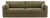 Modern Olive Luxe Sofa For Sale