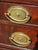 Late 18th Century Antique George III Figured Mahogany Slant Lid Writing Desk With Rare Brass Pulls For Sale - Image 5 of 12