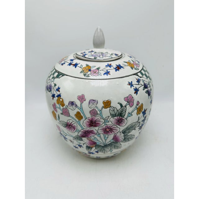 Vintage Chinoiserie Ginger Jar For Sale In Charleston - Image 6 of 6