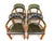 Animal Skin English Armchairs in Green Leather, Set of 4 For Sale - Image 7 of 8