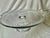 Glass pedestal cake stand wiith pressed glass design and dome.. Can also be used as large compote for other deserts, for...