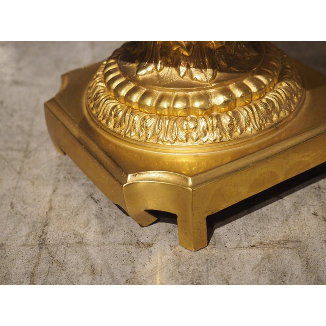 Pair of Circa 1885 Louis XVI Style French Gilt Bronze Mounted Marble Cassolettes For Sale - Image 17 of 18