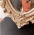 Vintage French Rococo Style Oval Mirror Wall Mirror For Sale - Image 11 of 11