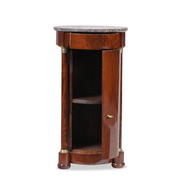 Small Barrel-Shaped Cabinet, France, 1810 For Sale - Image 4 of 5