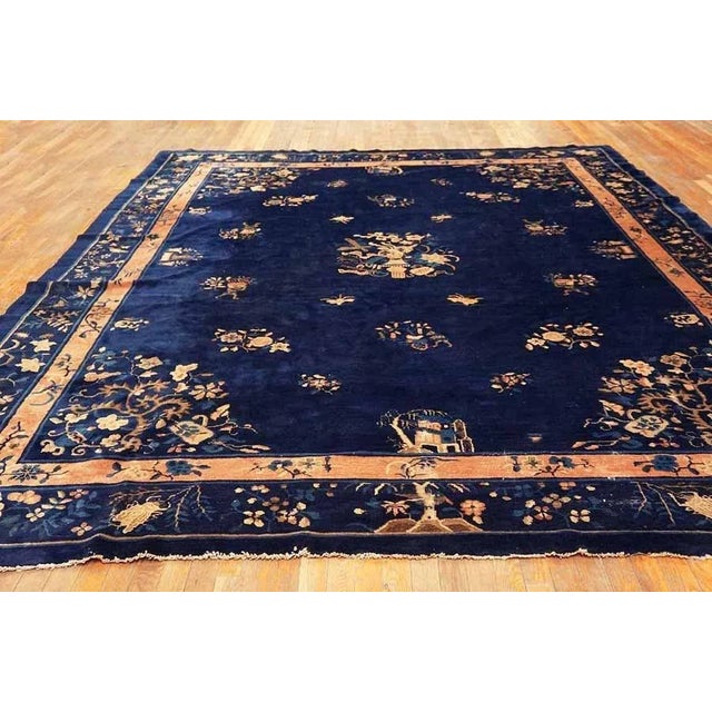 Early 20th Century Chinese Peking Carpet ( 9'2" x 11'6" - 280 x 350 ) For Sale - Image 4 of 8
