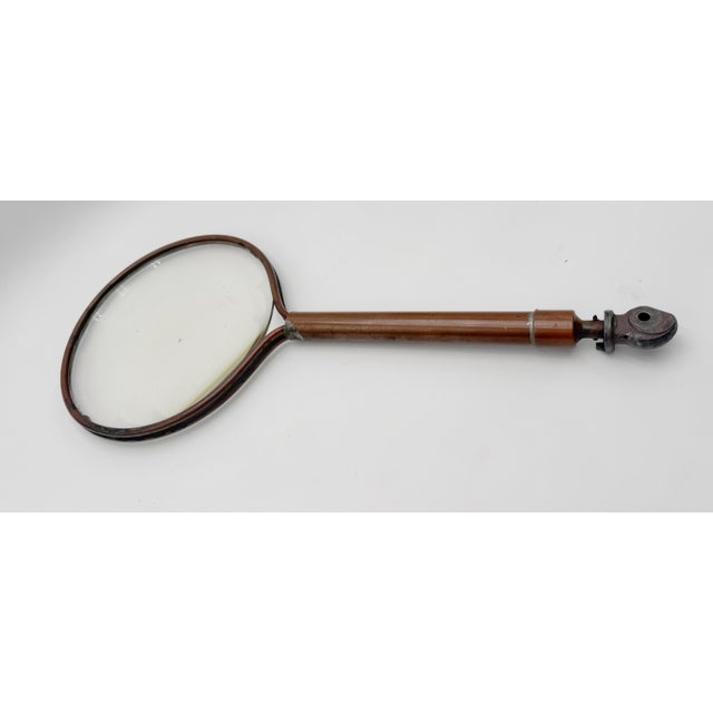 Large Industrial Copper Inspection Magnifier, Machine Age Optical Instrument For Sale - Image 4 of 12