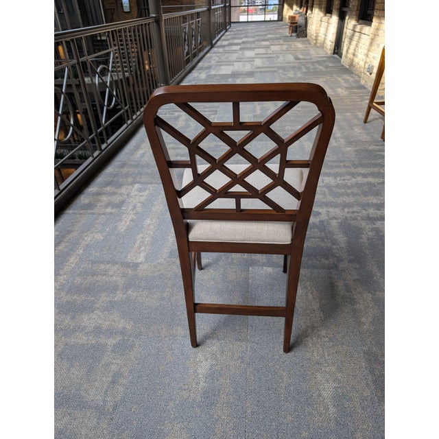 Woodbridge Furniture Four Woodbridge Merion Counter Stools For Sale - Image 4 of 11
