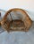 Wood Vintage Boho Coastal Organic Rattan Lounge Chairs – A Pair For Sale - Image 7 of 12