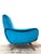 Metal Cobalt Blue Lady Armchair by Marco Zanuso for Arflex, Italy, 1955 For Sale - Image 7 of 14